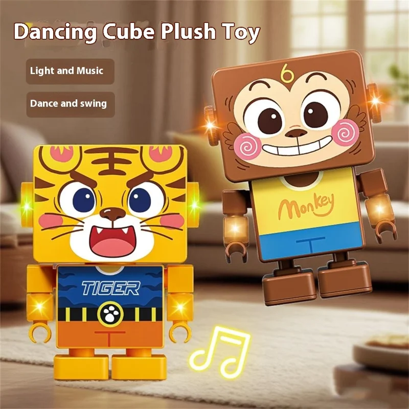 RA20 / RB20 Dancing Animal Robot Electronic Toy with Music and Lights Effects for Children - Monkey