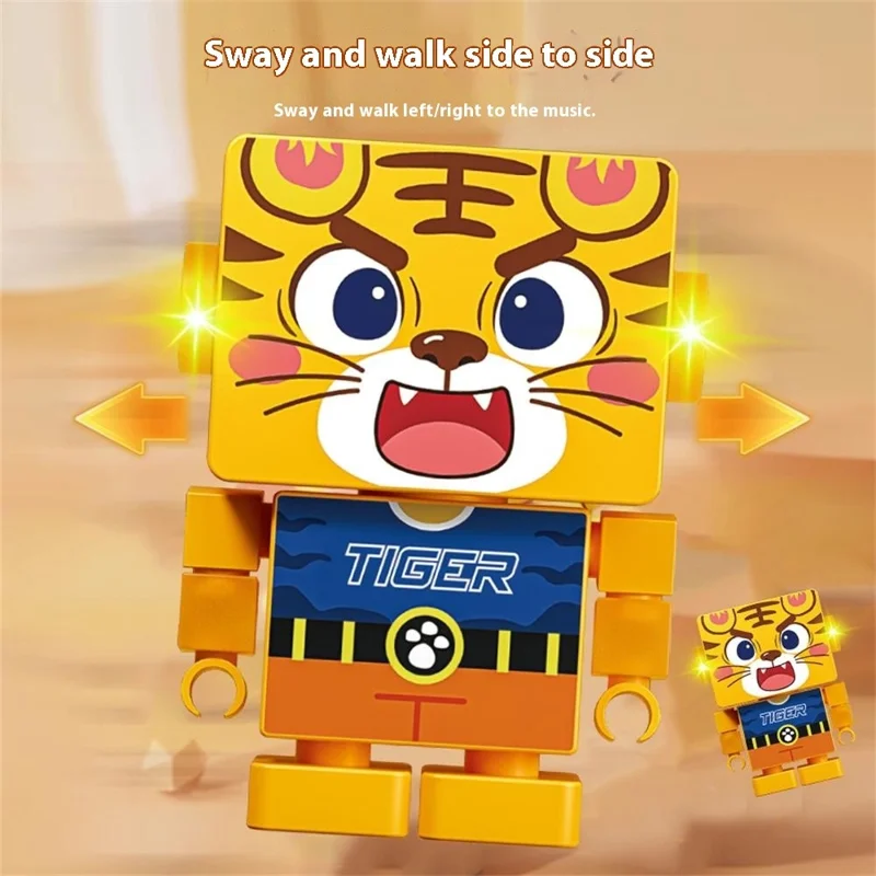 RA20 / RB20 Dancing Animal Robot Electronic Toy with Music and Lights Effects for Children - Monkey