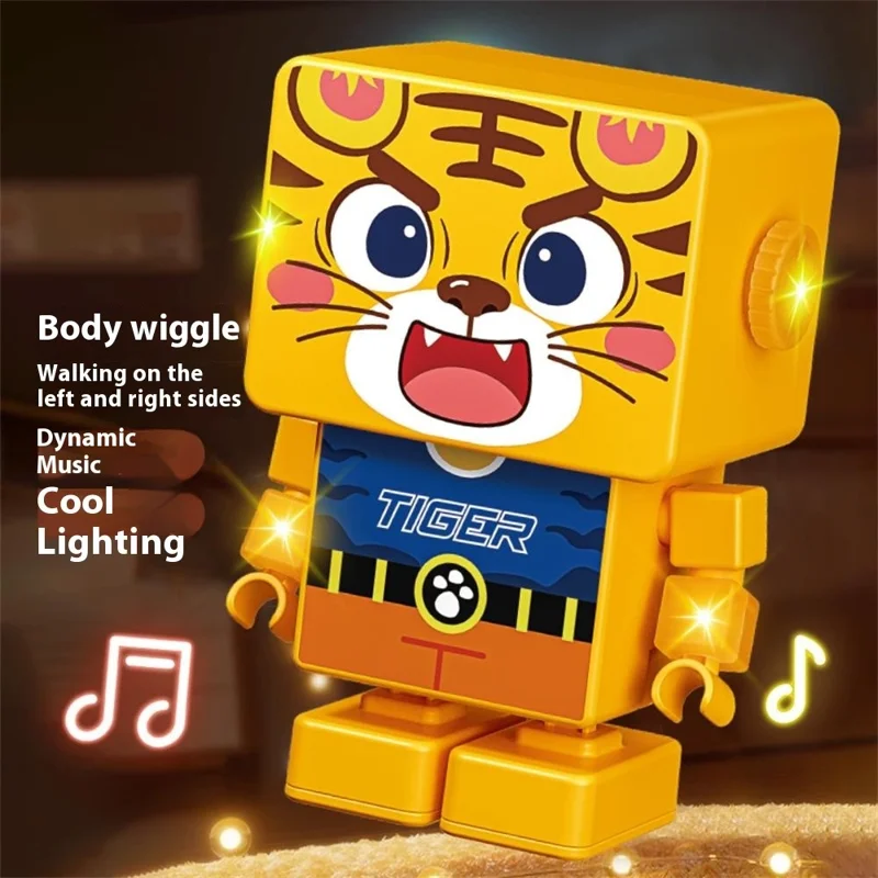 RA20 / RB20 Dancing Animal Robot Electronic Toy with Music and Lights Effects for Children - Monkey