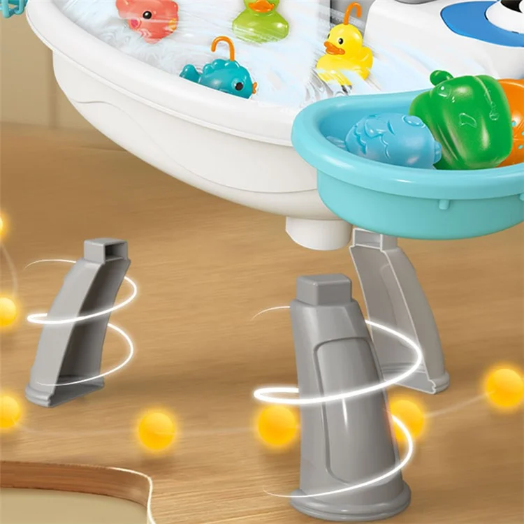 7988 Kinder elektrischer automatischer Wasserhahn Spielzeug Angel-Plattform Wasser Rollenspiel Bildungsspielzeug Eltern-Kind-Spielset - Hai