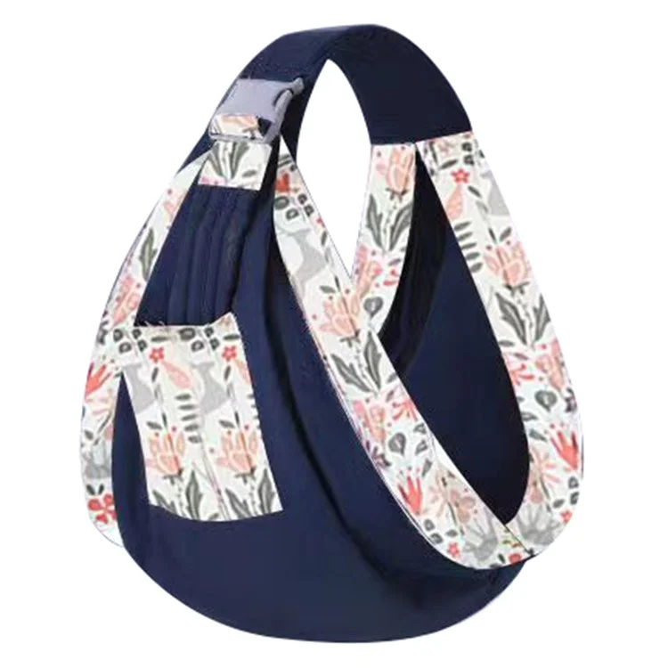 Ergonomic Newborn Sling Wrap Dual Use Infant Nursing Cover Baby Breastfeeding Carrier ST - Blue
