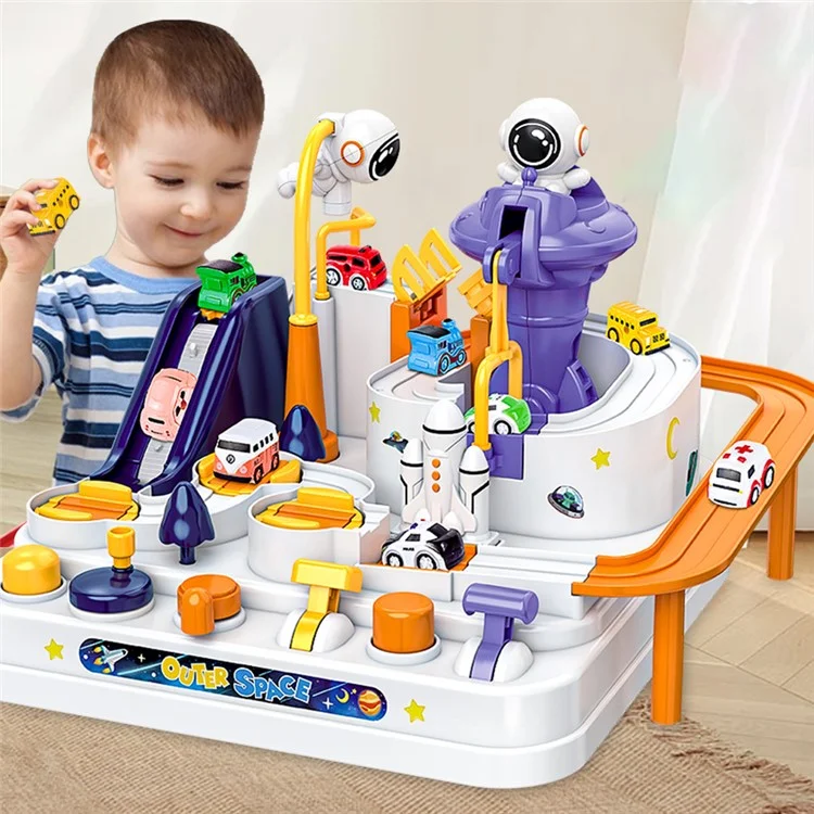 Pista de carreras para niños 6742 Juego de aventuras de coches para niños Juguete educativo preescolar Juego de coches para niños pequeños