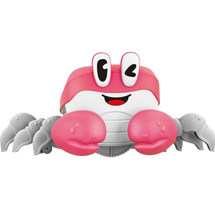 S-003A Cangrejos de Escape Eléctrico Pets Electronic Dancing Dancing Educational Niño en Movimiento Juguete - Rosa