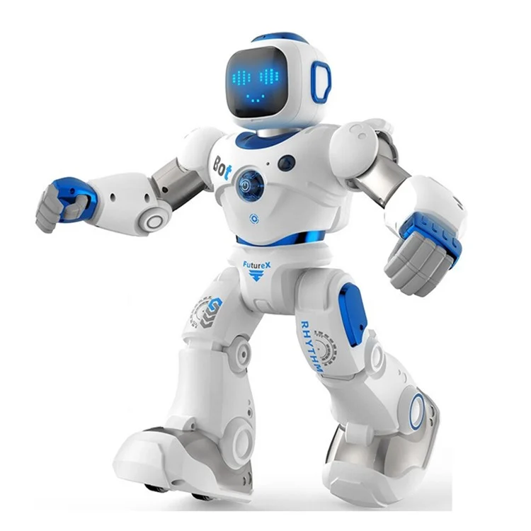Jouet robot RC intelligent Jouet éducatif électrique avec danse dialoguée programmable pour enfants