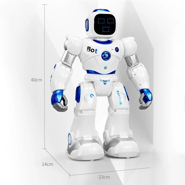 Jouet robot RC intelligent Jouet éducatif électrique avec danse dialoguée programmable pour enfants