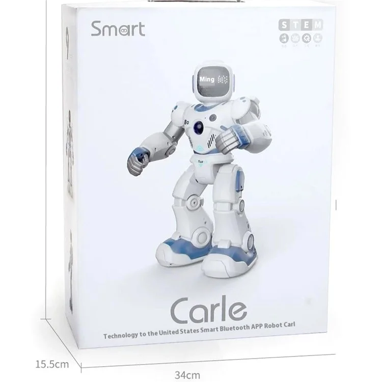 Jouet robot RC intelligent Jouet éducatif électrique avec danse dialoguée programmable pour enfants
