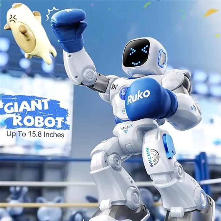 Jouet robot RC intelligent Jouet éducatif électrique avec danse dialoguée programmable pour enfants
