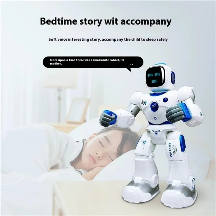 Jouet robot RC intelligent Jouet éducatif électrique avec danse dialoguée programmable pour enfants