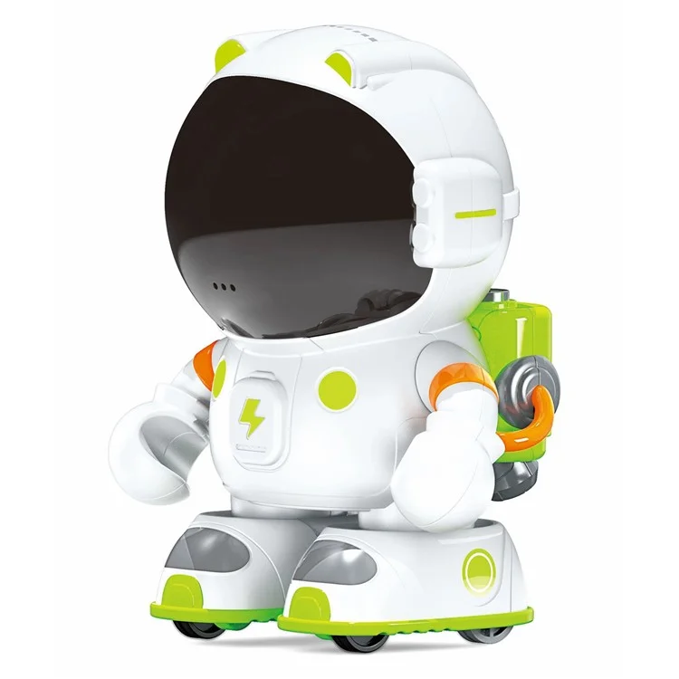 Brinquedo de robô inteligente AT100 Brinquedo de astronauta com sensor de toque e função de gravação controlado por voz interativo para crianças