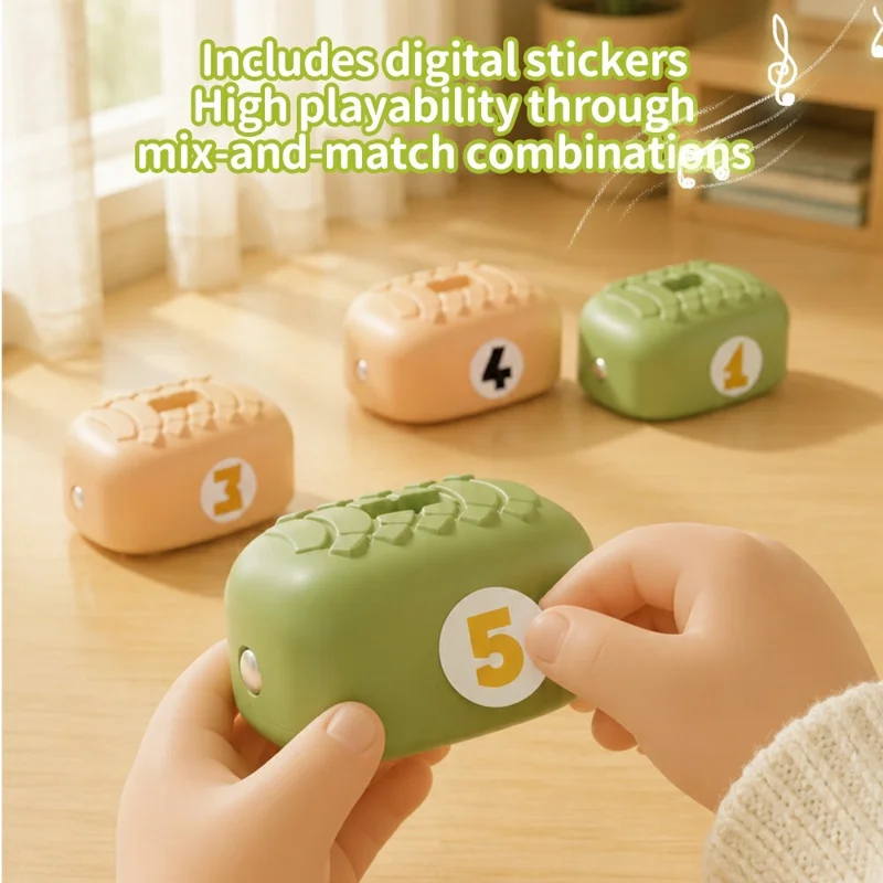 QC-2020Y Electric Remote Control Snake Game USB Rechargeable Interactive Toy for Kids - Green