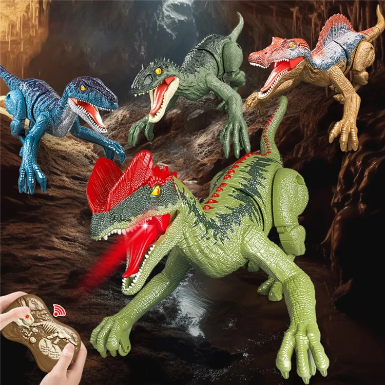 SM020 Kinder 2.4G gehende Dinosaurierspielzeug mit Sound, Licht-Simulationsmodell Elektrisches RC-Dinosauriermodell-Spielzeug - Tyrannosaurus Rex