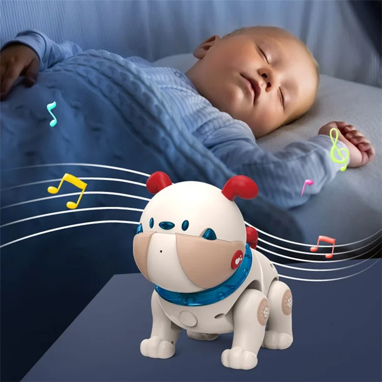 BG1539 Cão Robô de Voz Gravada Educacional Infantil - Azul