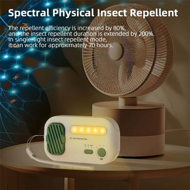 W25 Portable Wireless Mosquito Repeller Outdoor 4000mAh Power Bank