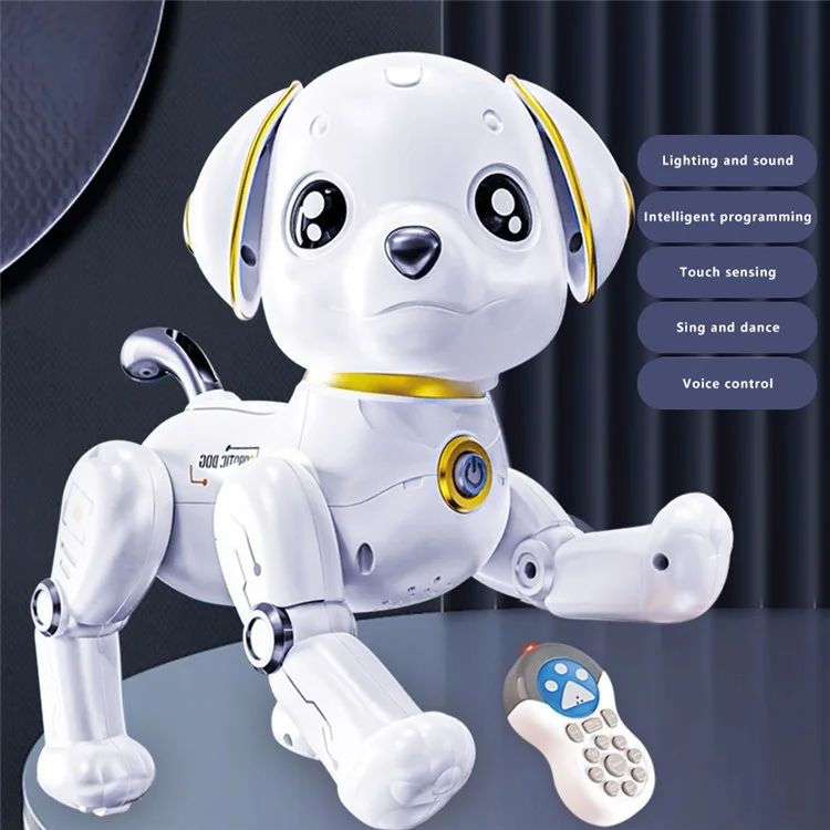 GY799D-7 Controle Remoto Inteligente de Cachorro RC Robótico Filhote de Toque Controle Brinquedo Eletrônico de Estimação Robô Programável