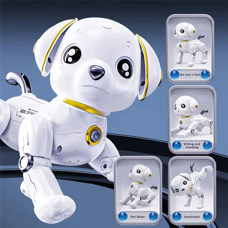 GY799D-7 Controle Remoto Inteligente de Cachorro RC Robótico Filhote de Toque Controle Brinquedo Eletrônico de Estimação Robô Programável