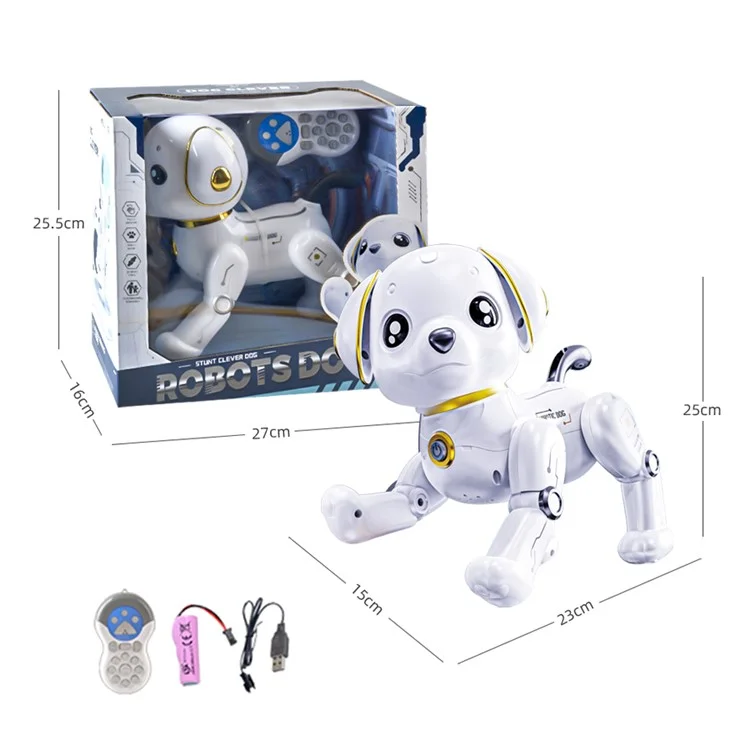 GY799D-7 Controle Remoto Inteligente de Cachorro RC Robótico Filhote de Toque Controle Brinquedo Eletrônico de Estimação Robô Programável