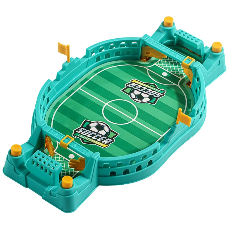 Jeu de table de football pour enfants 2811C à deux joueurs Compétition de combat Jouet interactif de bureau - Bleu