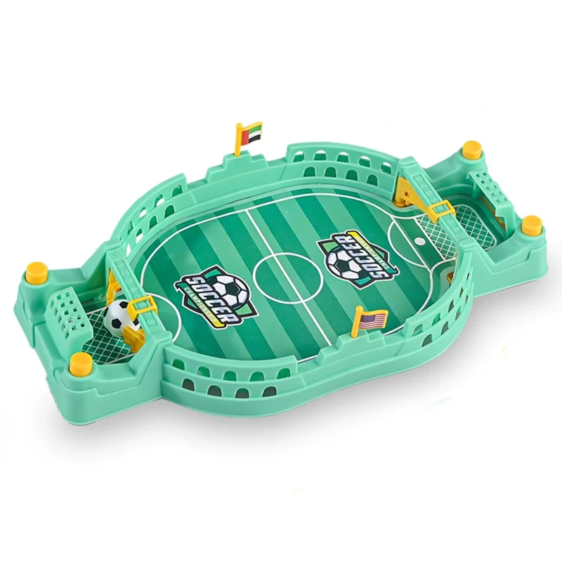 2811C Finger Soccer Table Game for Kids Two-Player Battle Competition Board Interactive Desktop Toy - Green