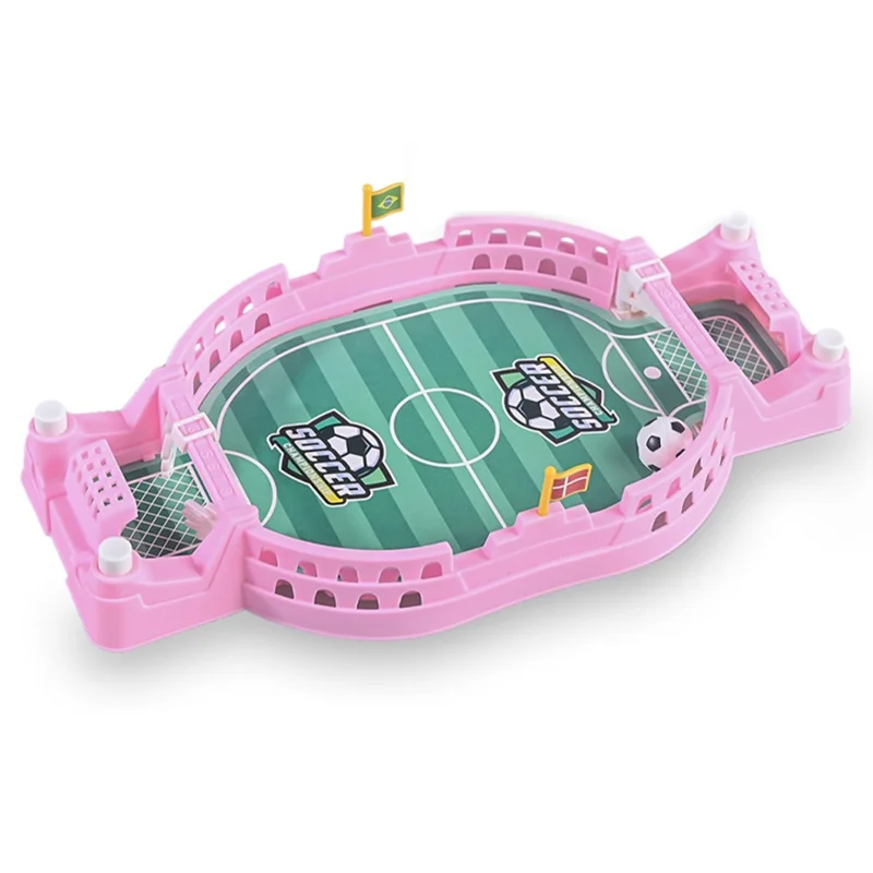2811C Finger Soccer Table Game for Kids Two-Player Battle Competition Board Interactive Desktop Toy - Pink