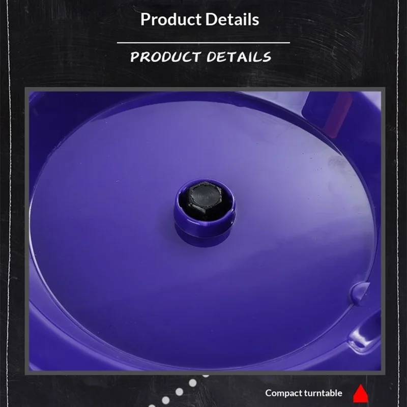 Ruota per Ceramica per Bambini Kit Fai da Te per Modellare l'Argilla Giocattolo Artistico Regalo per Bambini - Viola Scuro