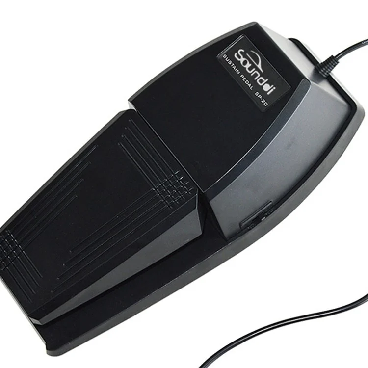 Pédale de sustain SOUNDDI SP-20 pour piano électrique, pédale de sustain avec connecteur de 6,5 mm, accessoires pour instruments de musique