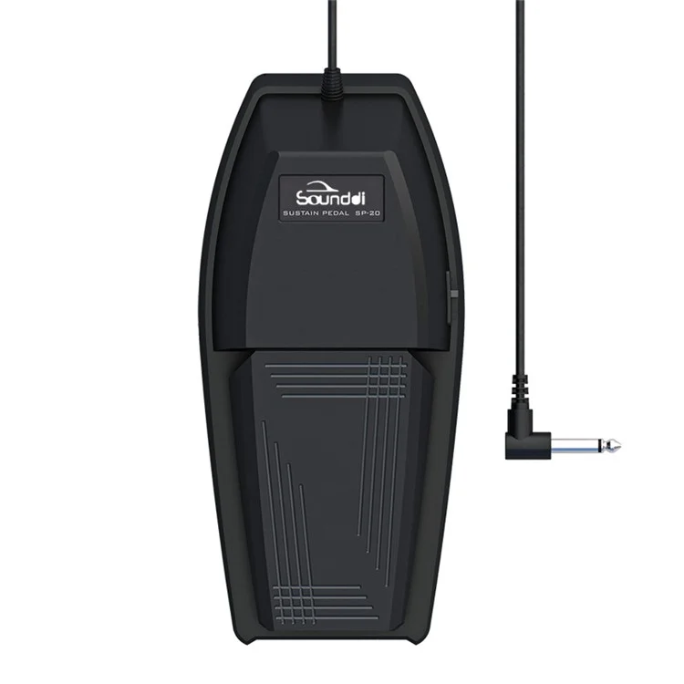 Pédale de sustain SOUNDDI SP-20 pour piano électrique, pédale de sustain avec connecteur de 6,5 mm, accessoires pour instruments de musique