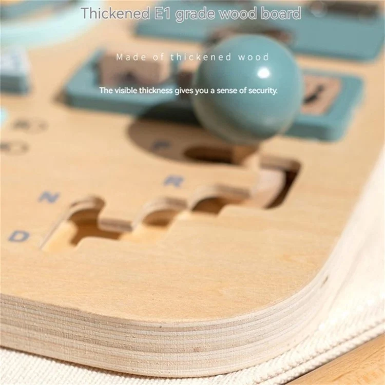 Wooden Board Sensory Toys for Toddlers Montessori Toy Steering Wheel Educational Toy for Kids