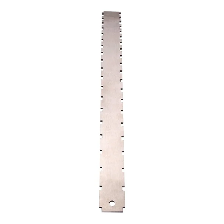 Regla de cuello de guitarra de acero inoxidable de 42 cm, herramienta de lutier para guitarras eléctricas