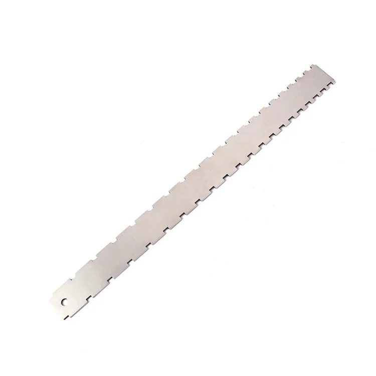 Regla de cuello de guitarra de acero inoxidable de 42 cm, herramienta de lutier para guitarras eléctricas