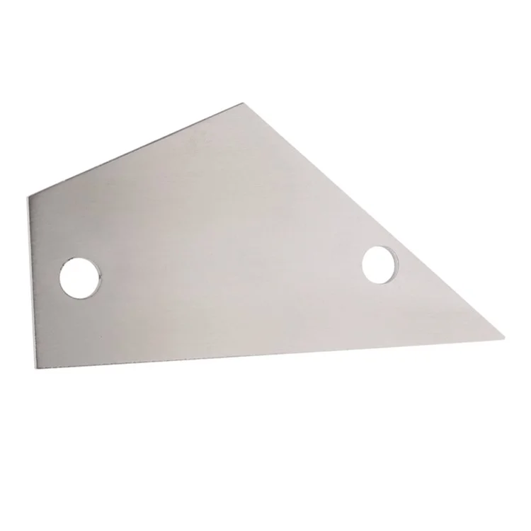 Regla triangular de acero inoxidable para medir la altura de las cuerdas de la guitarra, herramientas de lutier, suministros de instrumentos musicales