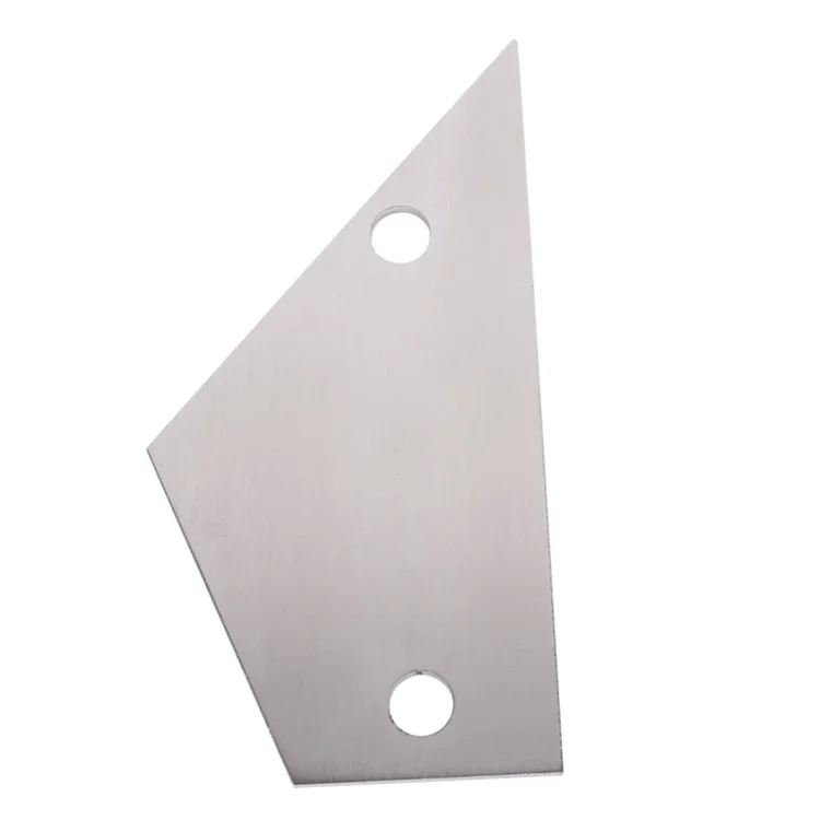 Regla triangular de acero inoxidable para medir la altura de las cuerdas de la guitarra, herramientas de lutier, suministros de instrumentos musicales