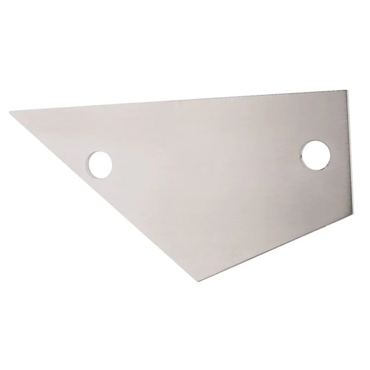 Regla triangular de acero inoxidable para medir la altura de las cuerdas de la guitarra, herramientas de lutier, suministros de instrumentos musicales