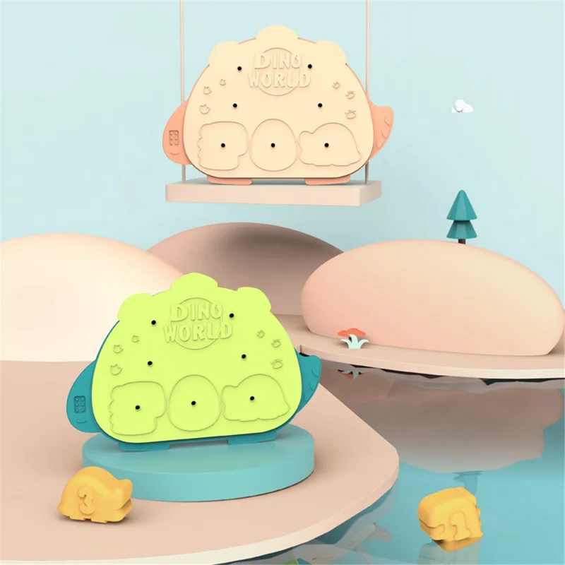 HOGOKIDS Silicone Sausage Maker Dinosaur Shape Steamed Pastry Mold with Lid ST (BPA Free, No FDA Certificate) - Green