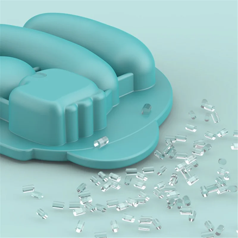 HOGOKIDS Silicone Sausage Maker Dinosaur Shape Steamed Pastry Mold with Lid ST (BPA Free, No FDA Certificate) - Green