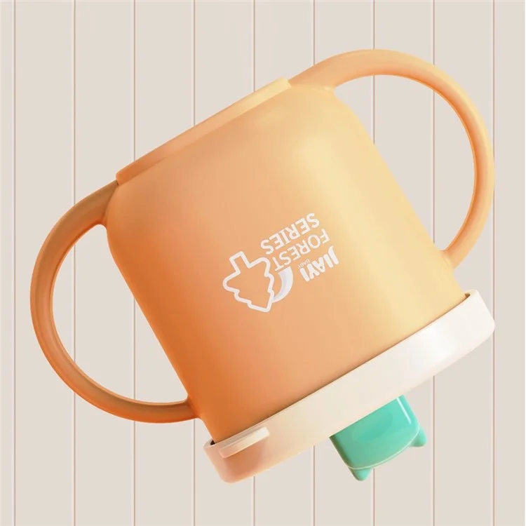 JIAYI BABY Kid Toddler Cup 316 Нержавеющая сталь+PP Бутылка для питья с силиконовой соломинкой для маленьких девочек и мальчиков (Без БФА, без сертификата FDA) - Синий
