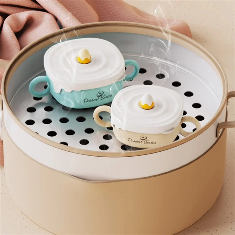 JIAYI BABY 300ml Детская 316 нержавеющая сталь Изоляционная миска Детская еда Дополнительная миска ST (без BPA, без сертификата FDA) - Зеленый