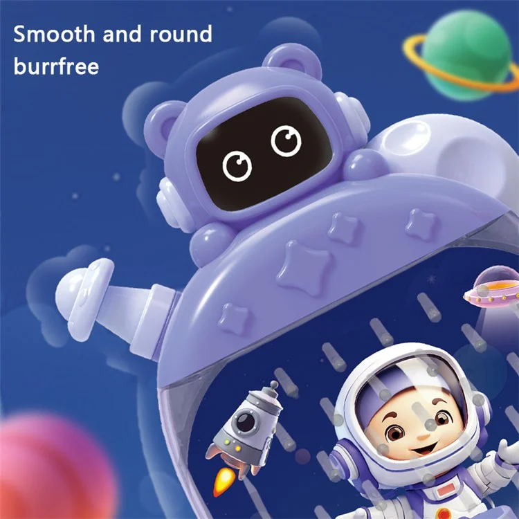 HJ2334 Kinderpuzzles Brain Teaser Lenkrad Catch Bean Spiele Frühe Bildungsspielzeug - Lila