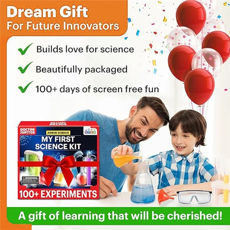 Kit de experimentos científicos para niños 100+ experimentos Juego educativo STEAM para estudiantes de escuela primaria