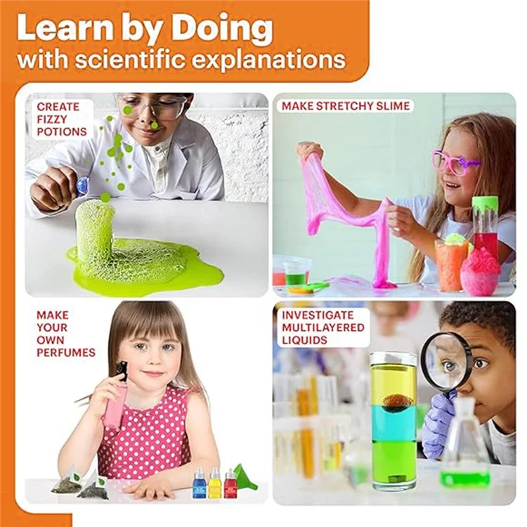 Kit de experimentos científicos para niños 100+ experimentos Juego educativo STEAM para estudiantes de escuela primaria
