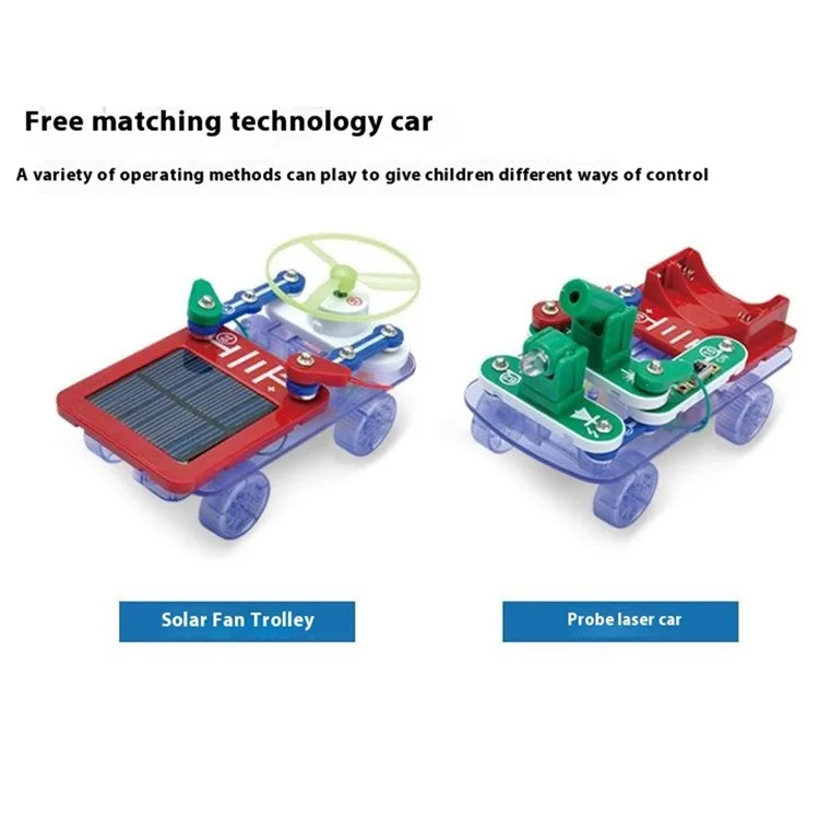 DIANXUEXIAOZI Electronic Building Blocks for Kids Circuits Physics Experiment STEM Toy Educational Kit