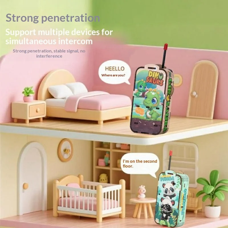 MQ-16 / 17 Детский DIY комплект для сборки рации STEM образовательный подарок Самостоятельная сборка электронной модели Игрушка - Узор динозавра