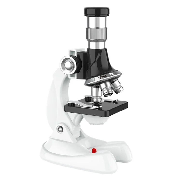 QB3303 1 Set Elementary School Student STEM Microscopio 1200X Herramientas de Aumento para Niños