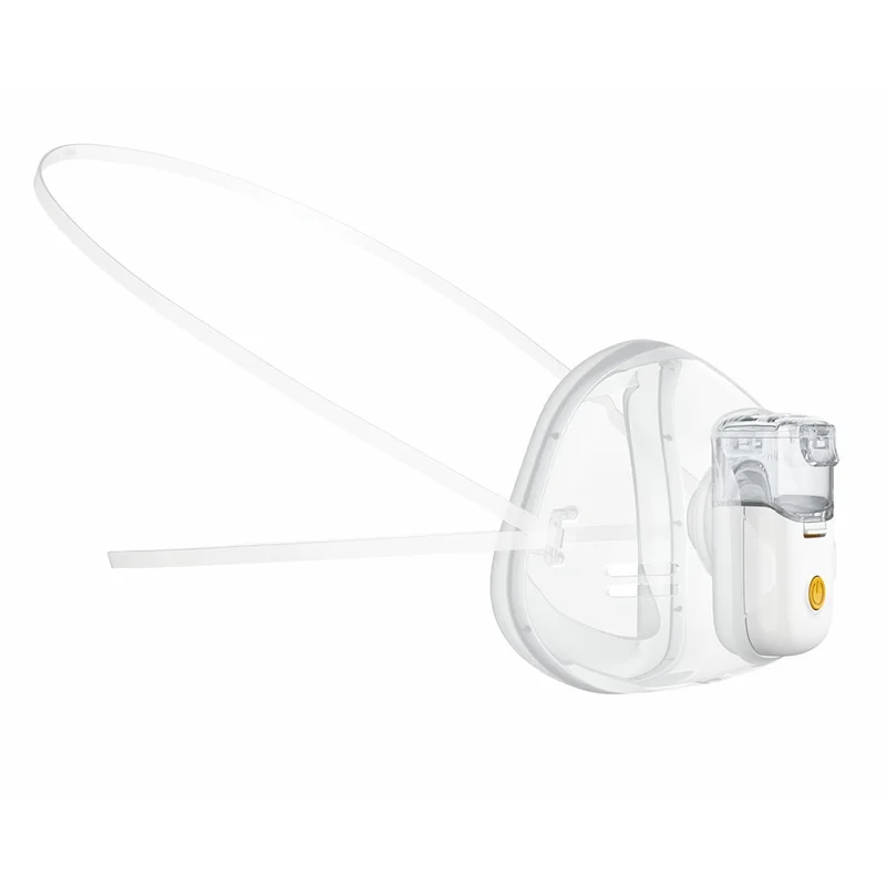 YS38E Portable Nebulizer Ultrasonic Handheld Inhaler with Mask for Adult Kids Home Use - White