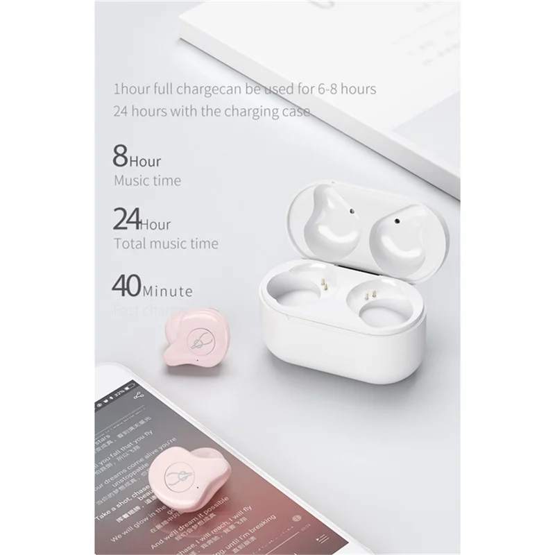 SABBAT X12 Pro TWS Wireless Earbuds Bluetooth-compatible 5.0 Earphone HiFi Stereo Headset Waterproof Sports Earphone - Green