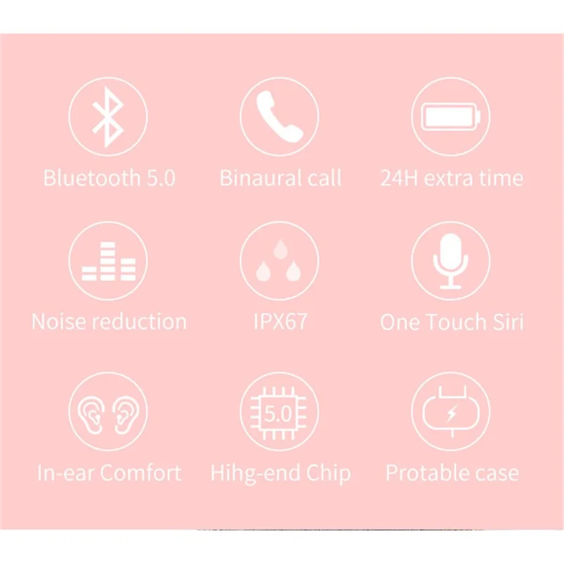 SABBAT X12 Pro TWS Wireless Earbuds Bluetooth-compatible 5.0 Earphone HiFi Stereo Headset Waterproof Sports Earphone - Green