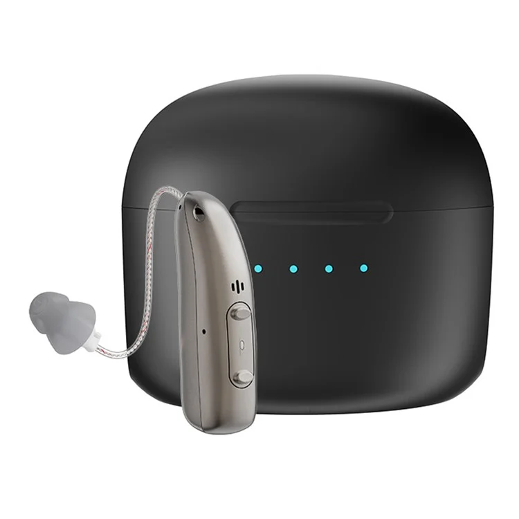 R03L1 Apparecchio acustico digitale RIC con riduzione del rumore, amplificatore audio Bluetooth per anziani sordi (orecchio singolo) - Orecchio sinistro