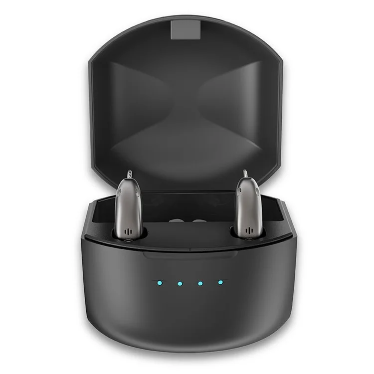 R03L1 1 Par de Audífonos Digitales RIC con Reducción de Ruido Bluetooth y Amplificador de Sonido para Sordos y Ancianos