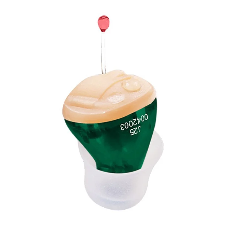 J25 One Pair Wireless Sound Amplifier Simulation Knob Type Hearing Aid Elderly Deaf People Hearing Aid Headset