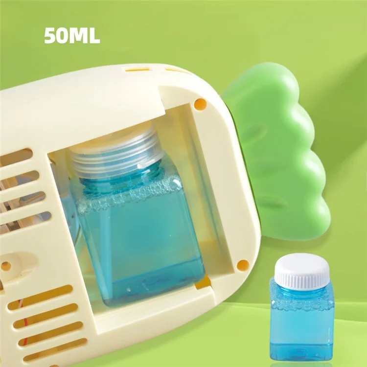 XL6328-1 Máquina de Bolhas com Iluminação Musical para Crianças - Amarelo