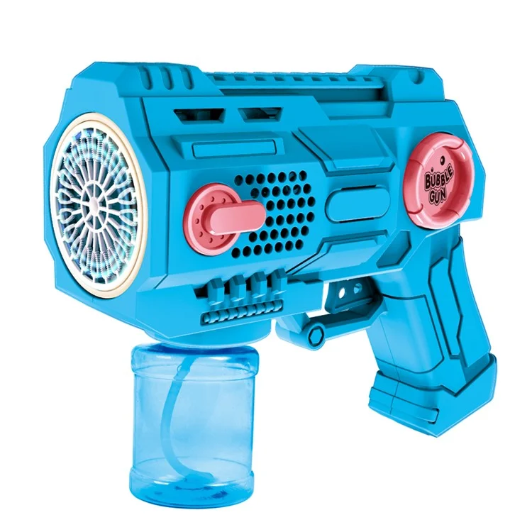 Fabricante automático de bolhas 695-1 para crianças pequenas - Brinquedo elétrico Máquina de bolhas Presente de aniversário - Azul 